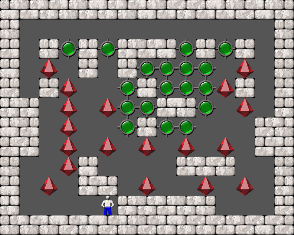 Sokoban Cosmac 8 level 21